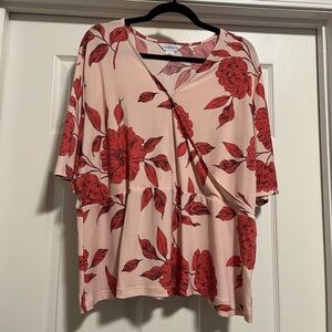 Floral Peplum Blouse